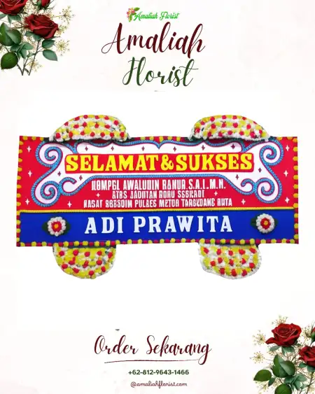 Papan Bunga Ucapan Selamat Mulyojati